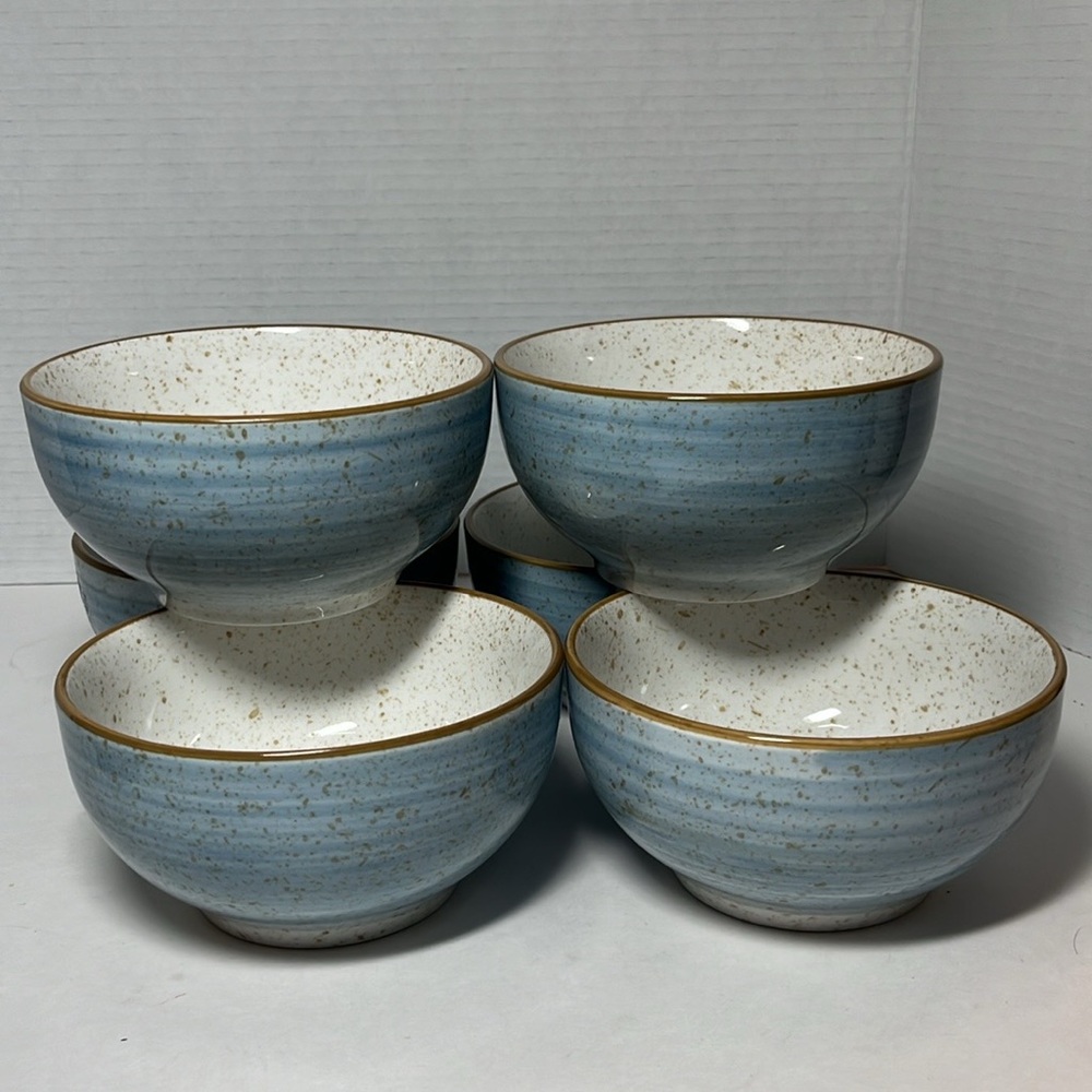 Ceramic Cereal Bowl Stack